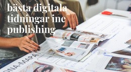 Bästa Digitala Tidningen - Bootstrap-Mall