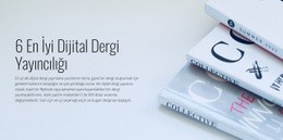 Dijital Dergi Yayıncılığı - Özelleştirilebilir Şablon