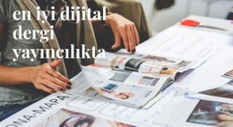 En Iyi Dijital Dergi - Yaratıcı, Çok Amaçlı Site Tasarımı