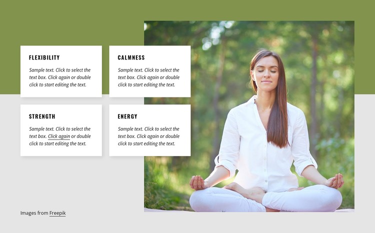 Yoga benefits CSS Template