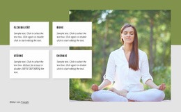 Yoga Vorteile - HTML5-Zielseite