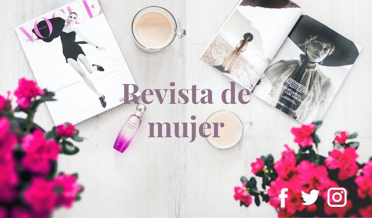 Revista de moda Plantilla HTML5