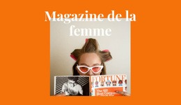 Le Temps De La Femme - Glisser-Déposer Un Modèle De Page