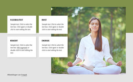 Yoga Voordelen - HTML-Paginasjabloon