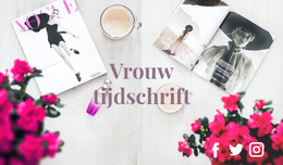 Mode Tijdschrift - Functionaliteit WordPress-Thema