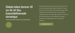 Globala Ledare - Responsiva Webbplatsmallar