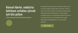 Küresel Liderler - Duyarlı Web Sitesi Şablonları