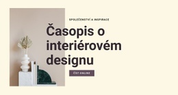 Časopis O Interiérovém Designu – Přizpůsobitelná Šablona