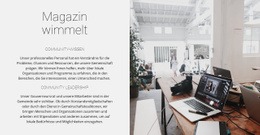 Magazinteam – Mehrzweck-Einseitenvorlage