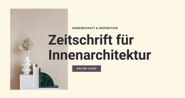 Zeitschrift Für Innenarchitektur