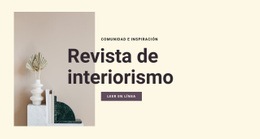 SEO De Página De Destino Para Revista De Interiorismo