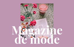 Articles Sur La Mode Et L'Art - Modèle Gratuit