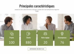 Modèle D'Une Page Le Plus Créatif Pour Nous Travaillons Avec Des Entreprises Ambitieuses