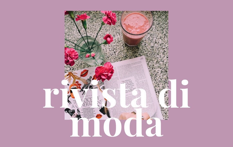 Articoli su moda e arte Modello