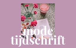Klaar Voor Gebruik Siteontwerp Voor Artikelen Over Mode En Kunst