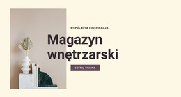 Magazyn Wnętrzarski - Układ Strony HTML