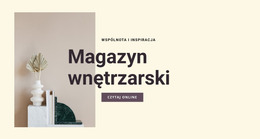 Szablon Joomla Dla Magazyn Wnętrzarski