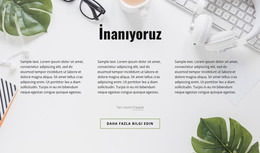 Ofis Arka Planında Metin - Web Şablonu