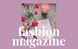 Awesome Web Page Design For Articles About Fashion And Art