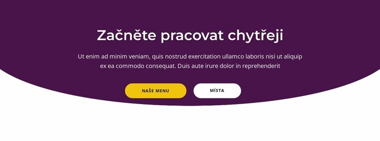 Začněte pracovat chytřeji Šablona CSS