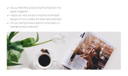 Working In A Fashion Magazine Basic CSS Template