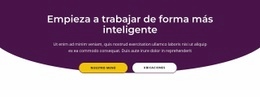 Empieza A Trabajar De Forma Más Inteligente - Descarga Gratuita De Plantilla HTML5