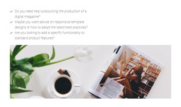 Responsive HTML5 For Working In A Fashion Magazine