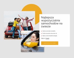 Darmowa Makieta Strony Internetowej Dla Najlepsza Wypożyczalnia Samochodów Na Całym Świecie