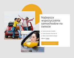 Najlepsza Wypożyczalnia Samochodów Na Całym Świecie - Szablon Strony HTML