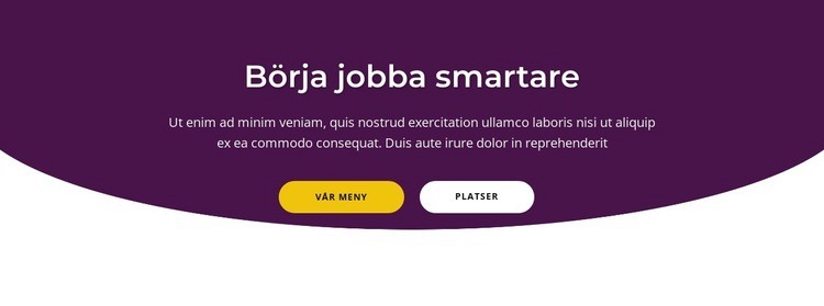 Börja jobba smartare Hemsidedesign