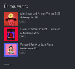 Últimos Eventos De Fiesta