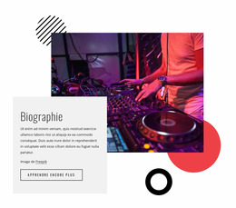 Biographie De Dj Night - Modèle Joomla Simple