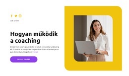 Milyen Az Edzés HTML CSS Webhelysablon