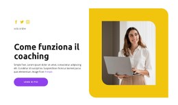 Com'È L'Allenamento Modello Di Sito Web HTML CSS