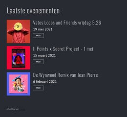 Laatste Feestevenementen