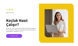 Eğitim Nasıl HTML CSS Web Sitesi Şablonu