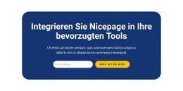 Integrieren Sie Nicepage In Ihre Bevorzugten Tools CSS-Vorlage Kostenlos Herunterladen