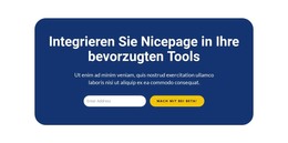 Integrieren Sie Nicepage In Ihre Bevorzugten Tools - Bootstrap-Vorlage