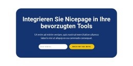 Integrieren Sie Nicepage In Ihre Bevorzugten Tools - Vorlage HTML5, Responsive, Kostenlos