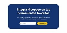 Integra Nicepage En Tus Herramientas Favoritas - Maqueta En Línea