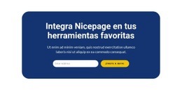 Integra Nicepage En Tus Herramientas Favoritas - Diseñador De Páginas De Destino