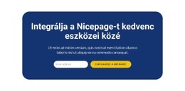 Integrálja A Nicepage-T Kedvenc Eszközei Közé Css Sablon Ingyenes Letöltése