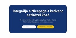 Beépített Többszörös Elrendezés A Következőhöz: Integrálja A Nicepage-T Kedvenc Eszközei Közé