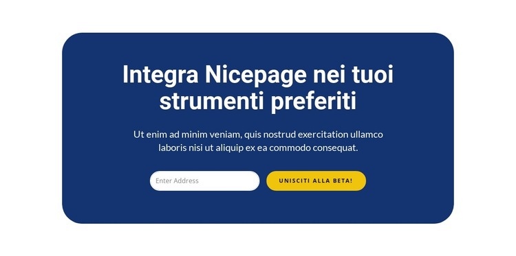 Integra Nicepage nei tuoi strumenti preferiti Costruttore di siti web HTML