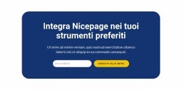 Integra Nicepage Nei Tuoi Strumenti Preferiti - Modello Online