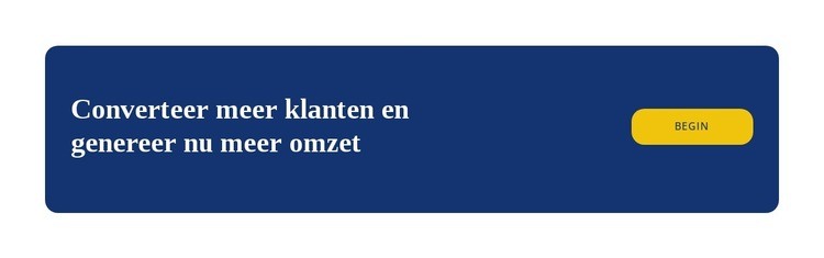 Converteer meer klanten Sjabloon voor één pagina