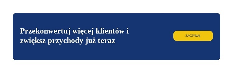 Konwertuj więcej klientów Kreator witryn internetowych HTML