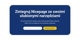 Zintegruj Nicepage Ze Swoimi Ulubionymi Narzędziami Szablon CSS Do Pobrania Za Darmo