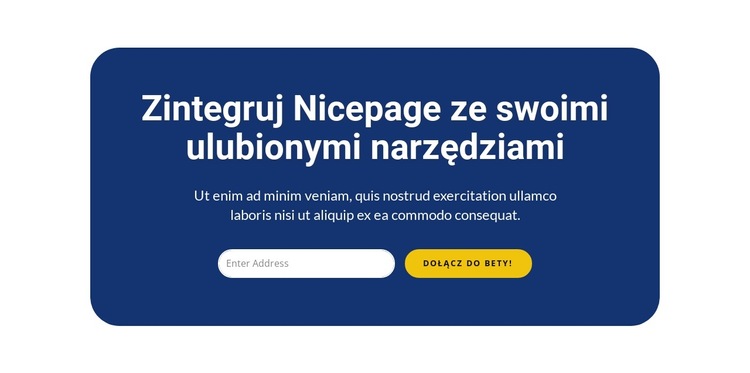 Zintegruj Nicepage ze swoimi ulubionymi narzędziami Szablon witryny sieci Web