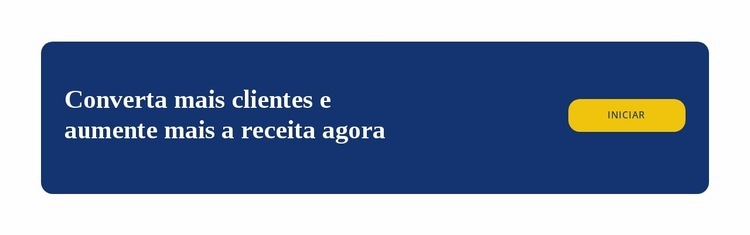 Converta mais clientes Design do site